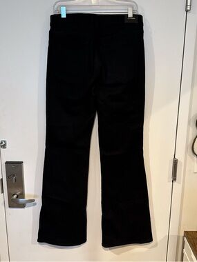 Express Black High-Rise Jeans with Logo Patch